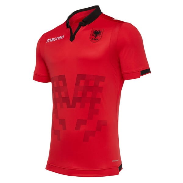 Camiseta Albania Replica Primera Ropa 2019 Rojo